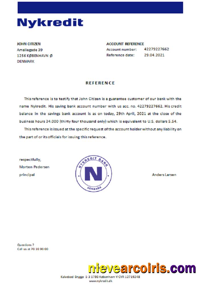 Denmark Nykredit reference