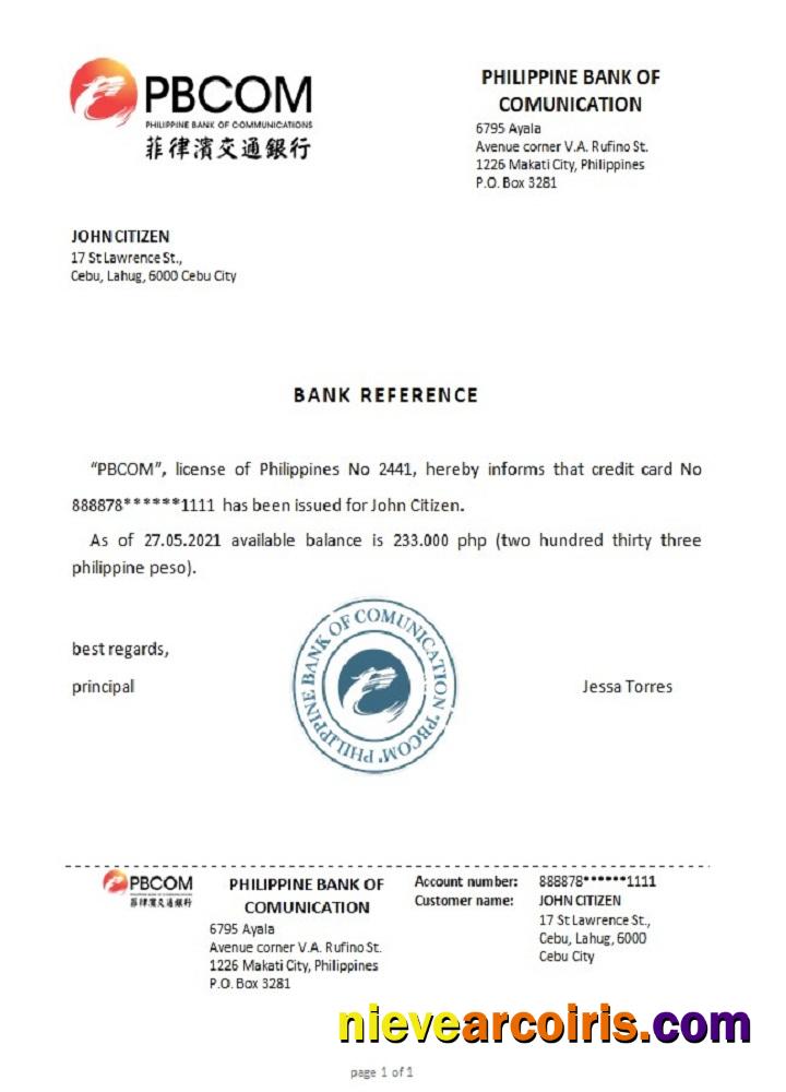 Philippines PBCOM reference