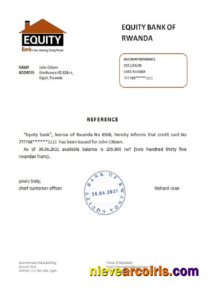 Rwanda Equity reference